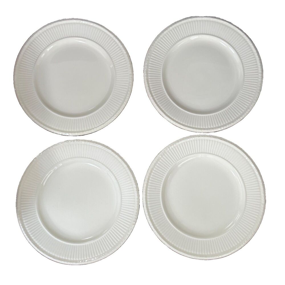 4 Wedgwood Etruria Barlaston EDME 8” Salad Plates Made In England